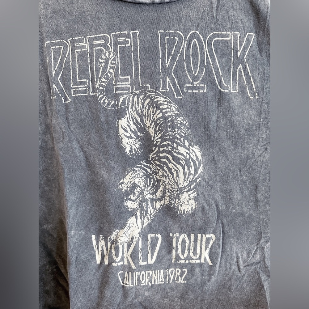 Vero Moda Rebel Rock T Gray XL